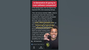 Is Generative AI taking over software companies? #tech #startups #research #SaaS #software #technews