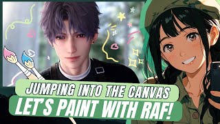 Playthrough of Intro the Canvas with Rafayel | Love and Deepspace screenshot 5