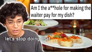 stop being mean to waiters