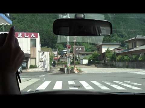 第２２作「噂の寅次郎」静岡川根大橋を渡る寅とひょう一郎