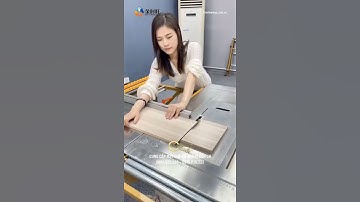 Máy cưa gỗ bàn trượt JT 6 cưa cắt phay soi dán cạnh dán chỉ tất cả trong 1 #shorts