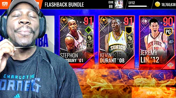 91 OVR DURANT & MARBURY IN FLASHBACK PACK OPENING! NBA Live Mobile 18 Gameplay Ep. 18