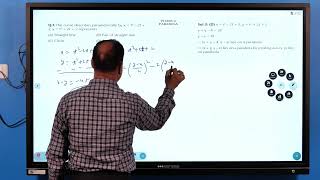 Analyzing Parametric Equations to Determine Curve Type | Class 11 Math by R S Sharma