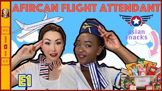 ⭕️ African Flight Attendant Reveal Secrets/Insider Tips - Behind African Flights P01 美丽非洲空姐的航空秘密