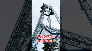 KOMPLETT freier Fall! 😳 | Tivoli Friheden | #freefall #tower #Netz #Drop #short