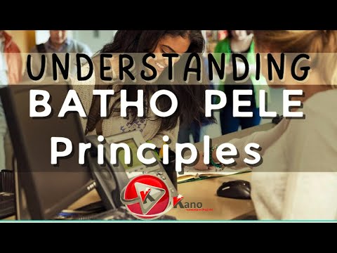 Video: Siapa yang memperkenalkan prinsip batho pele?