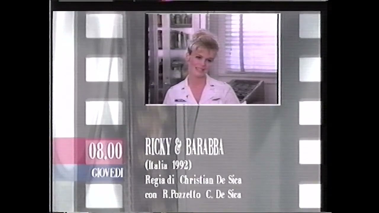 Tele+1 - Rullo programmi di oggi, sequenza spot e cartello cambio film (28 luglio 1994)