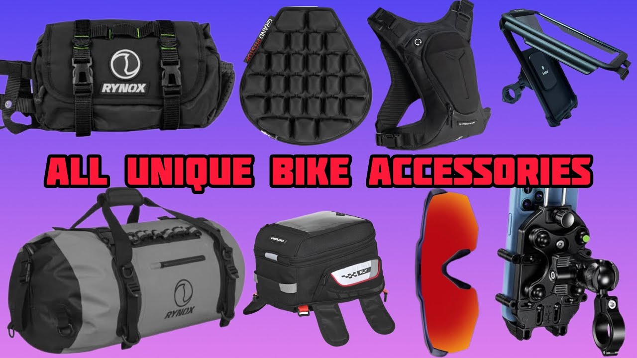 Ride pe konse gears leke jaaye ?🔥 | Unique Bike accessories | Bags , Mobile holders & more