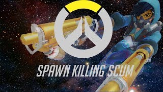 Overwatch - Scumbag Spawn killing(Tracer )