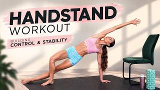 🤸‍♀️ PATH TO HANDSTAND | DAY 3 — Building Control & Stability | 20 MIN WORKOUT