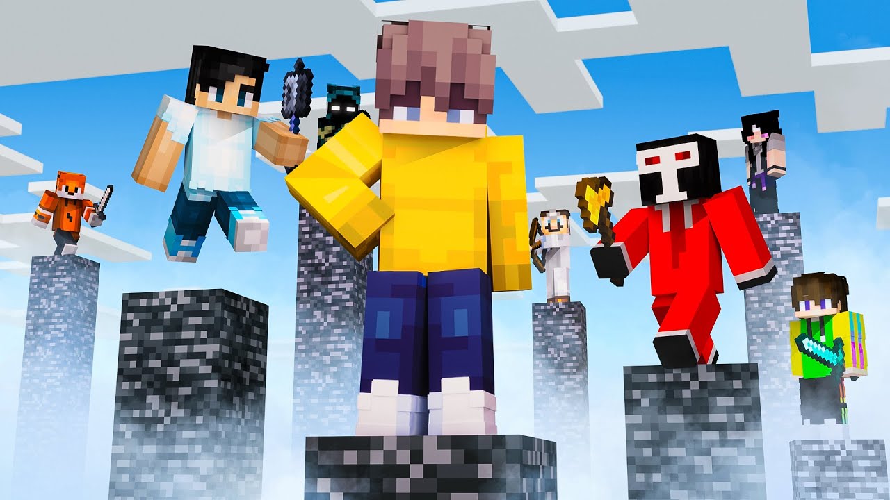 RANDOM Itemi Haaste PILAREILLA (Minecraft Tapahtuma)