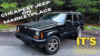 Buying the Cheapest Jeep on Marketplace-  Save it or Scrap it - Episode 1