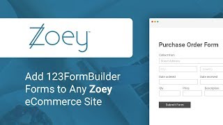 Adding 123FormBuilder Web Forms to Zoey