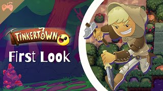 Tinkertown FIRST LOOK | Lets Play Pixel-Art Sandbox RPG