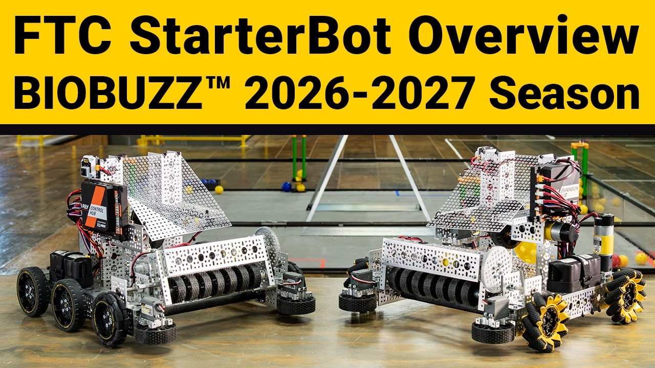 FTC StarterBot Base with Mecanum Wheels Resource Guide (2026-2027
