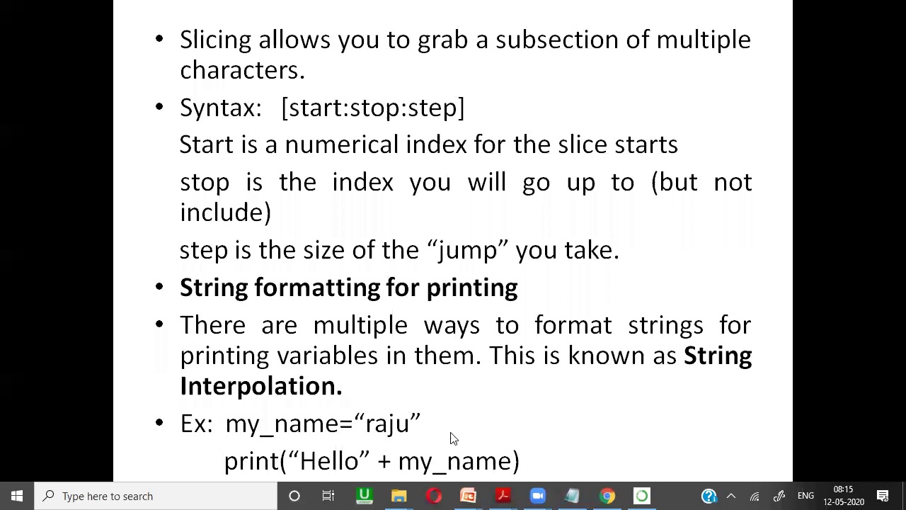 5.Strings in Python - YouTube