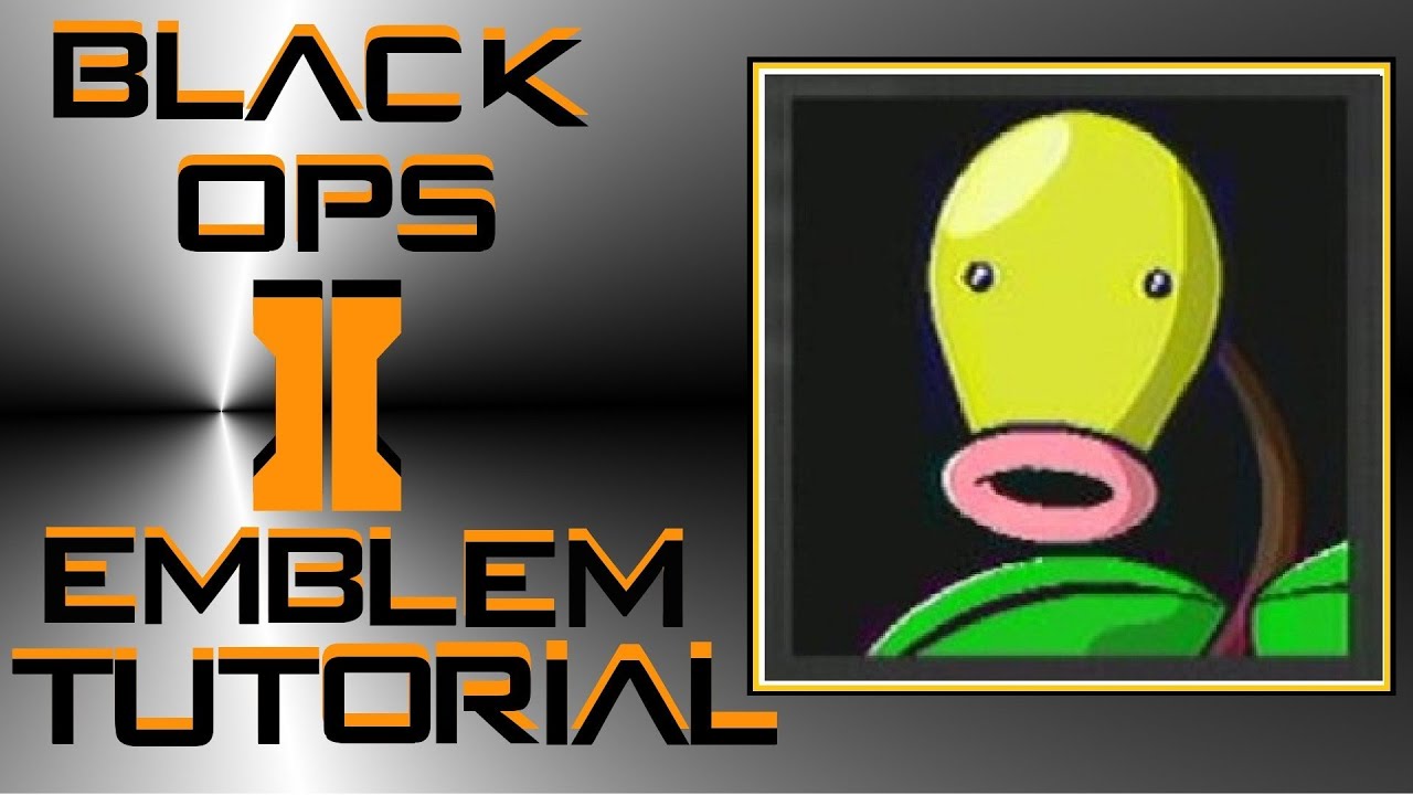 Call of Duty Black Ops 2 : Bellsprout Pokemon Emblem Tutorial