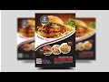 How to create a professional flyer in photoshop restaurant flyer