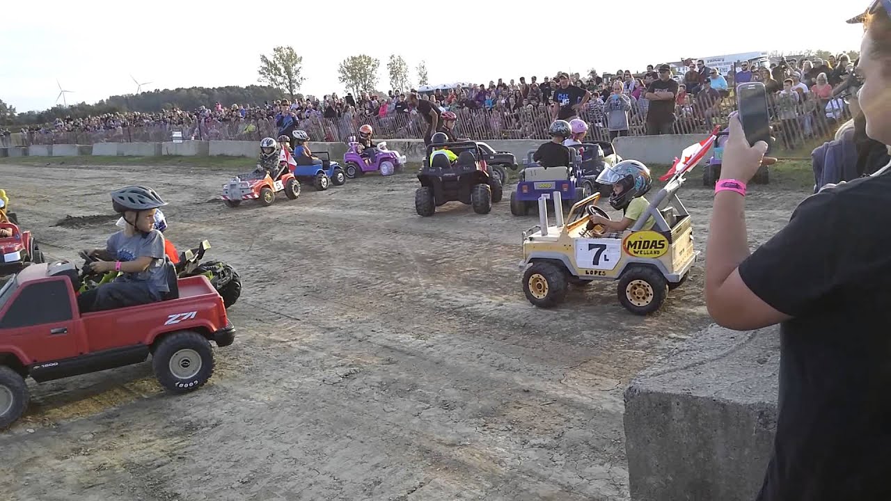 Power Wheels demo derby YouTube