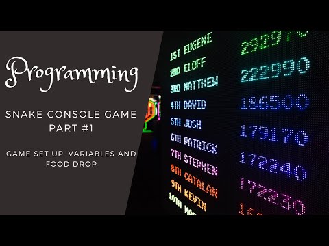 Visual Basic Programming: Creating Snake Console Game - Part 1