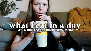 realistic what I eat in a day as a new mom + breastfeeding by Sarah Hawkinson 20,417 views 1 year ago 12 minutes, 13 seconds