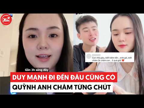 Quynh Anh takes care of Duy Manh every step of the way #duymanh