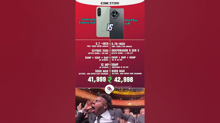 Samsung Galaxy A56 vs OnePlus 13R #samsung #oneplus #shorts