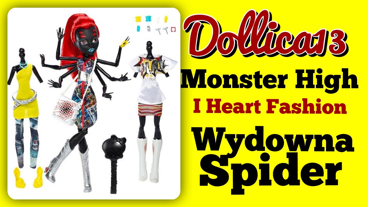 Monster High Wydowna Spider I Heart Fashion Doll Review YouTube