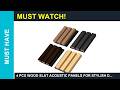 4 PCS Wood Slat Acoustic Panels for Stylish Decor Review 2026