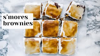Smores Brownies Recipe - Toasted And Gooey