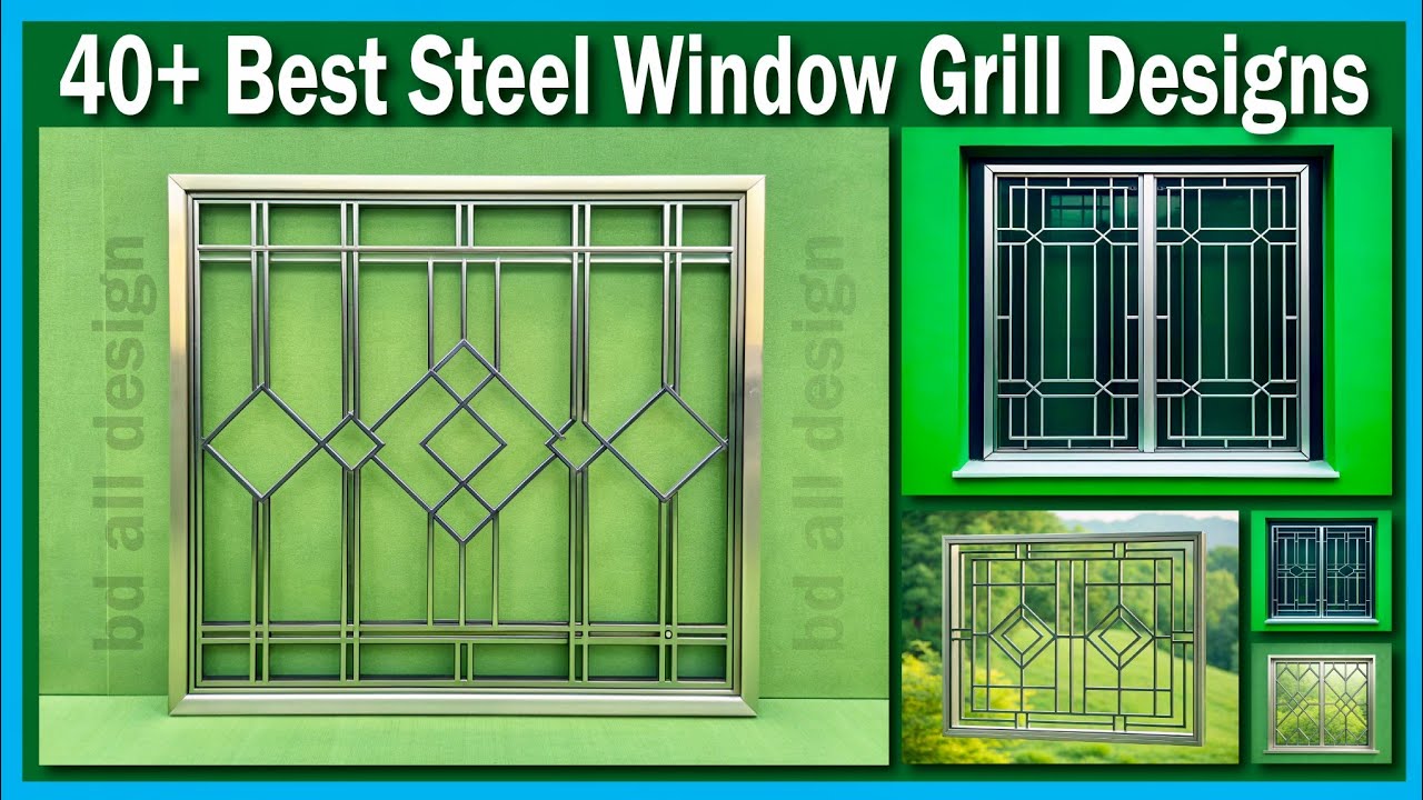 Более 40 лучших дизайнов железных оконных решеток | Стильные дизайны оконных решеток