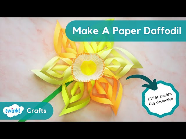 Celebrate St David's Day by Making a Paper Double-Daffodil