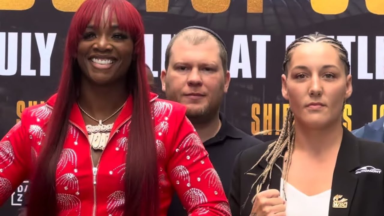 Claressa Shields vs Vanessa Joanisse • FINAL PRESS CONFERENCE & FACE OFF Video