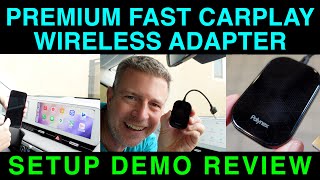 Premium Fast Wired To Wireless Carplay Adapter Setup Demo Review Polynex