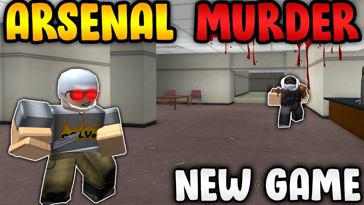 THE NEW ARSENAL GAME!! (Arsenal Murder Roblox)