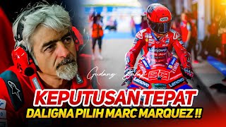 DIBONGKAR DALIGNA🔥AKHIRNYA MARC MARQUEZ TERPILIH~JADI TANDEM PECCO BAGNAIA~GEBER DESMOSEDICI BARU