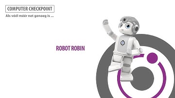 Robot Robin doet kinderen rekenen | Robot Center Computer Checkpoint