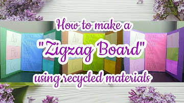 How to make a "ZIGZAG BOARD" using Recycled Materials