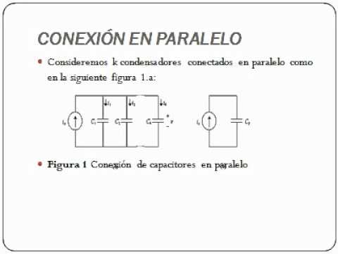 como conectar 2 condensadores en paralelo