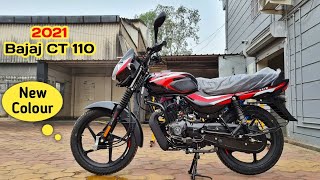 2021 Bajaj CT 110 Black & Red|New Colour|Review|Specs|Mileage|Price