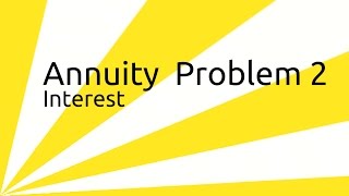 Questions on Annuity | Interest | Tutorials | CA CPT | CS & CMA Foundation | Class 11 | Class 12