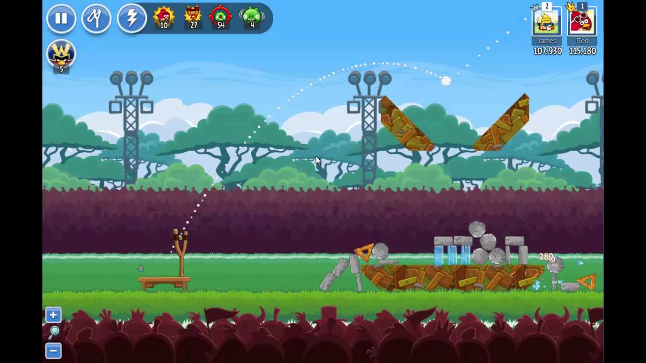 Angry Birds Friends Tournament Week 93 Level 1 on February 24th 2014 128,430pts