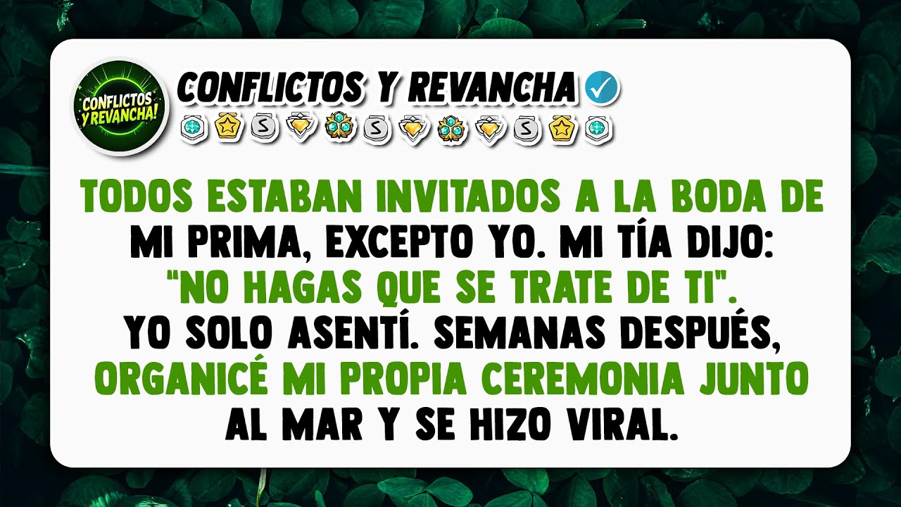 Todos estaban invitados a la boda de mi prima, excepto yo. Mi mamá dijo que le “arruinaría el día”.