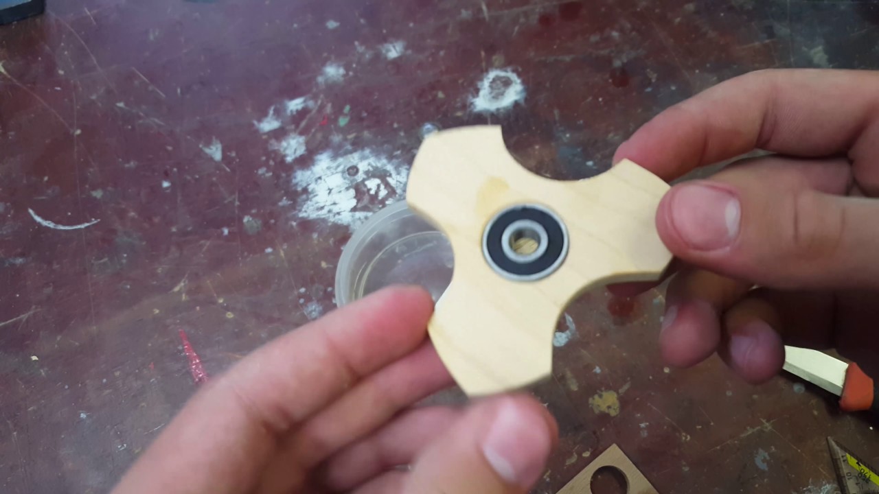 how to make fidget spinner - YouTube