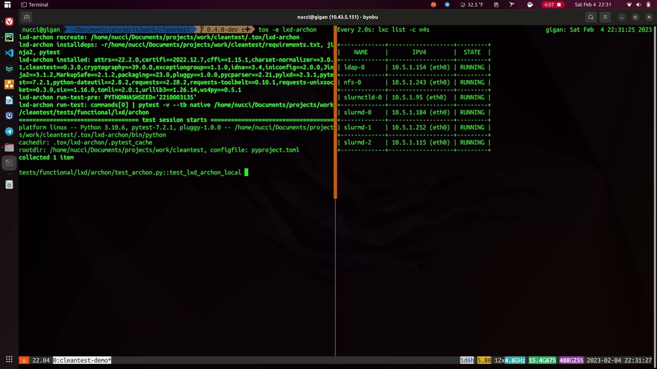cleantest-0.4.0-rc1 demo video