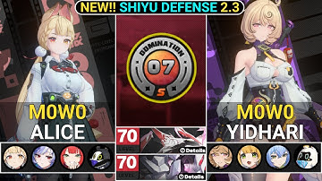 M0W0 Alice & Yidhari Showcase | NEW!! Shiyu Defense Zenless Zone Zero 2.3