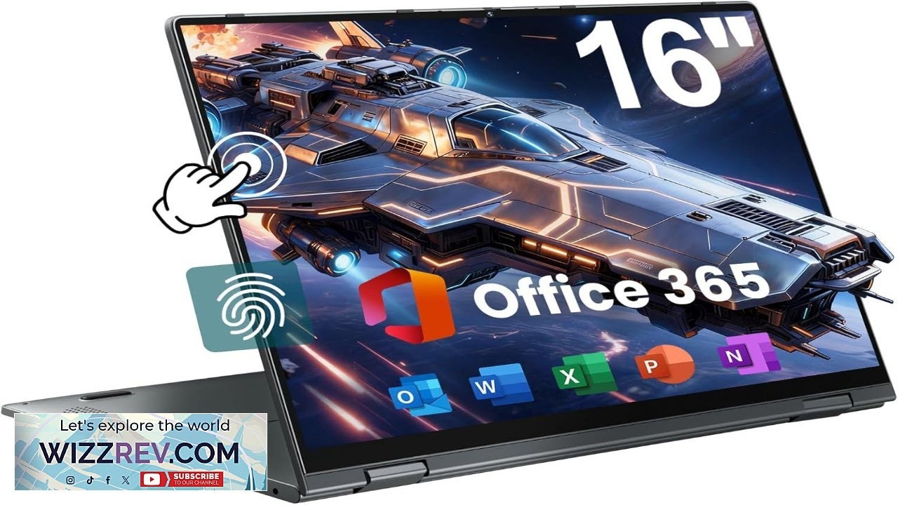 Ноутбук-трансформер Jumper 16 дюймов с четырехъядерным процессором N95.