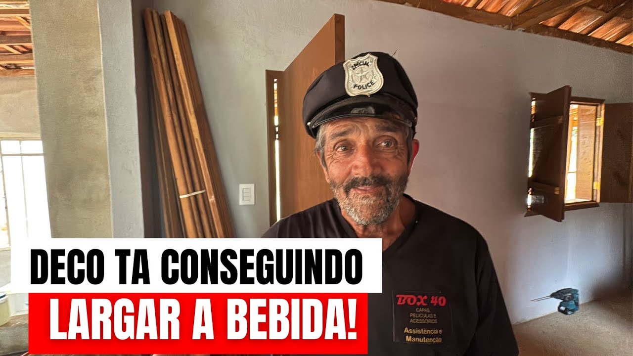 A GENTE TÁ FELIZ DEMAIS PELO DECO! 💛 ELE TÁ CONSEGUINDO LARGAR A BEBIDA!