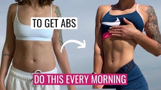 Do this every morning to get ABS | Low impact cardio core workout for beginners