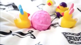 Lush Fluffy Egg Bath Bomb Demo 2016
